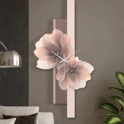 Orologio verticale da parete fiori nocciola bongelli preziosi