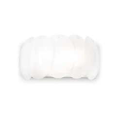 Ovalino ap2 ideal lux applique vetro curva per camera da letto