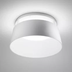 Oxygen stilnovo bianca plafoniera led 50w 3000k luce dimmerabile