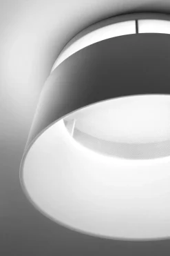 Oxygen stilnovo bianca plafoniera led 50w 3000k luce dimmerabile