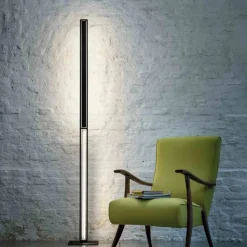 Oxygen stilnovo piantana led 3000k nera orientabile dimmerabile