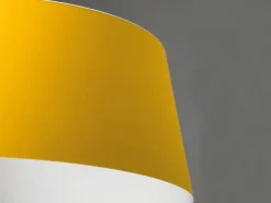 Oxygen stilnovo plafoniera gialla led 50w 3000k dimmerabile moderna