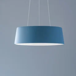 Oxygen stlinovo lampadario azzurro moderno led 36w 3000k dimmerabile