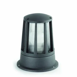 Paletto lampioncino moderno da per giardino antracite