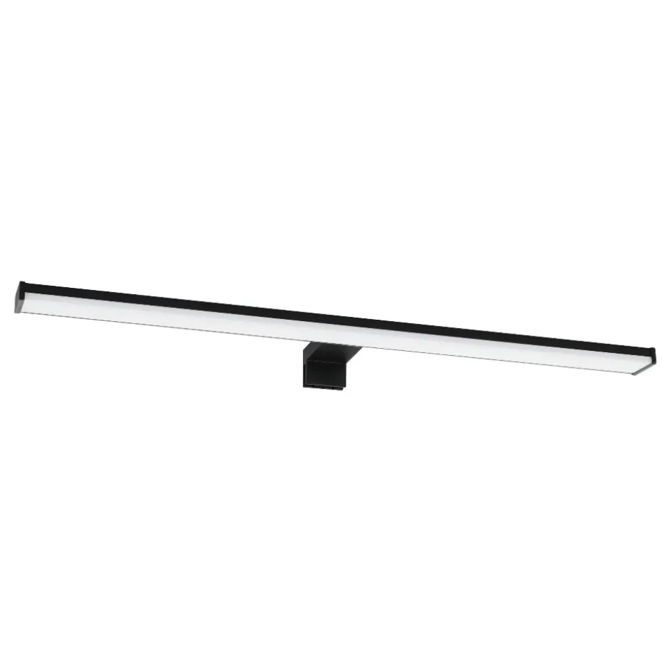 Pandella 2 eglo applique da bagno per specchio colore nero led 4000k ip44