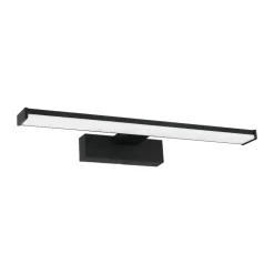 Pandella 1 eglo applique da bagno nero per specchio moderno led 4000k ip44