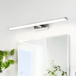 Pandella eglo applique per specchio da bagno 11w 4000k cromo