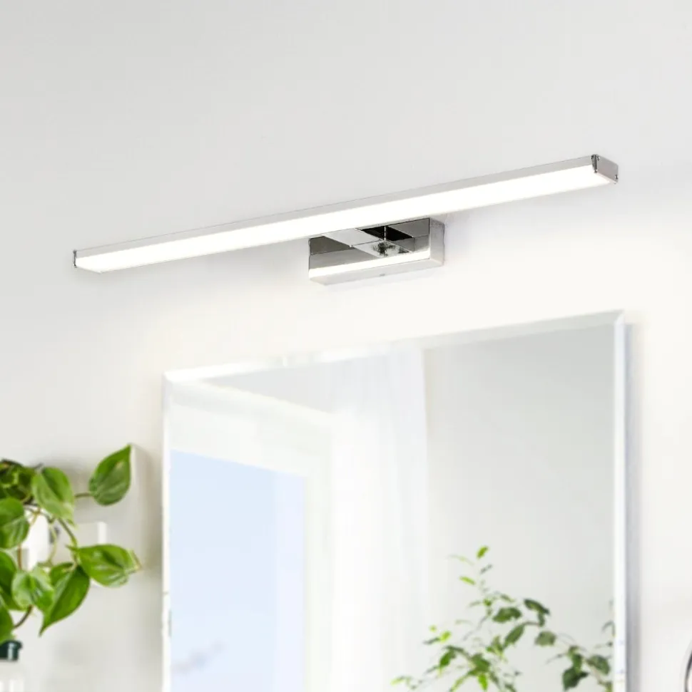 Pandella eglo applique per specchio da bagno 11w 4000k cromo