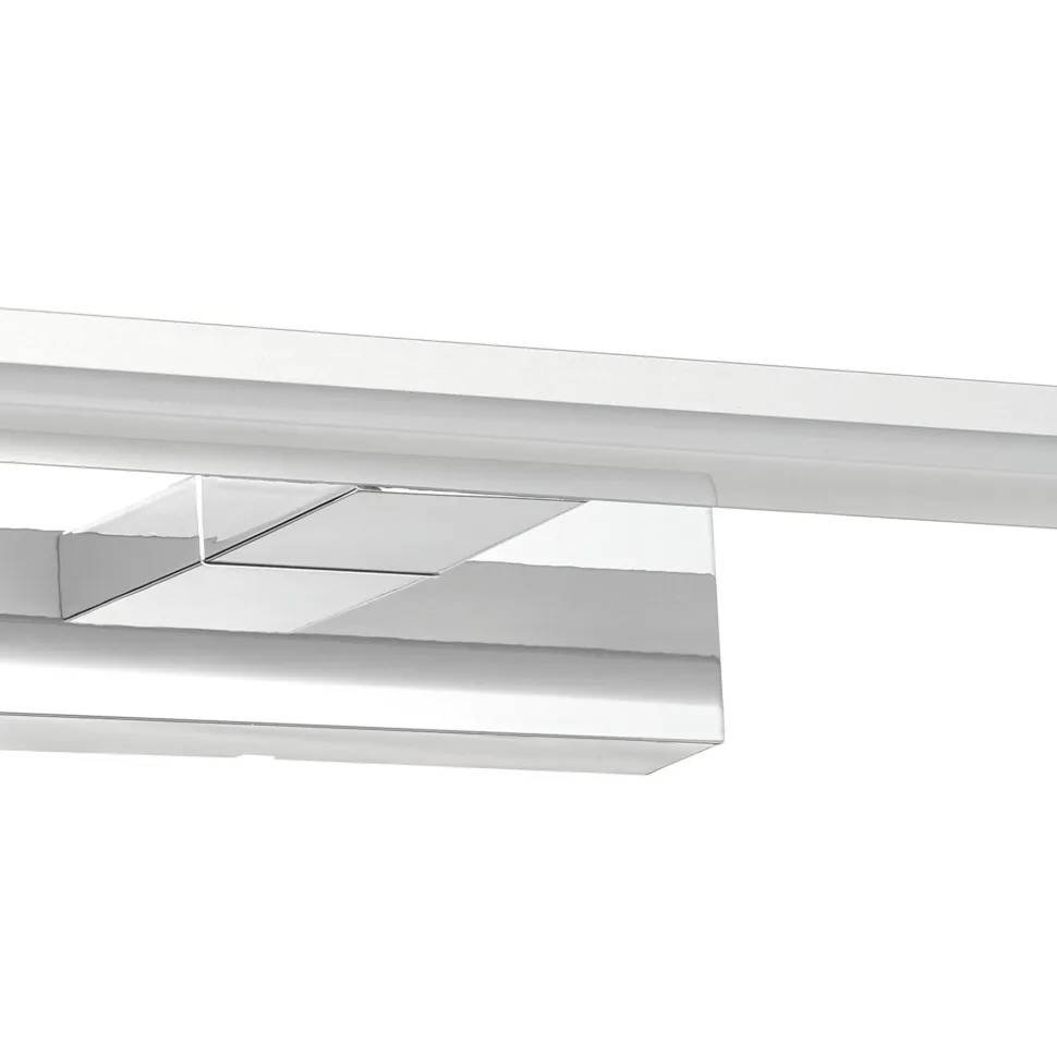 Pandella eglo applique per specchio da bagno 11w 4000k cromo