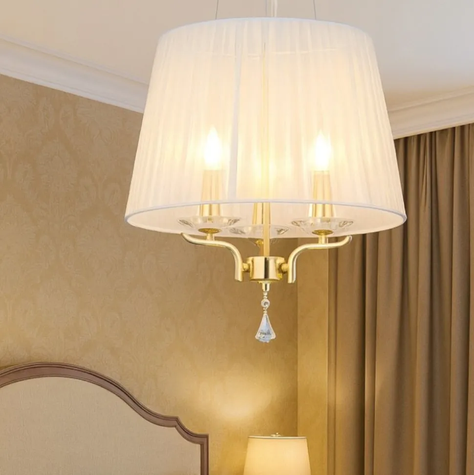 Pegaso sp3 ideal lux lampadario stanza da letto ottone