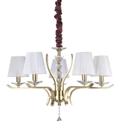 Pegaso sp5 ideal lux lapadario dorato ottone