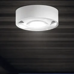 Perenz fanale plafoniera da esterno bianca led 3000k ip65