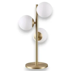 Perlage tl3 ideal lux lampada da tavolo ottone stile contemporaneo
