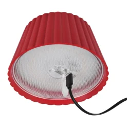 Piantana da esterno senza fili rossa led 3000k