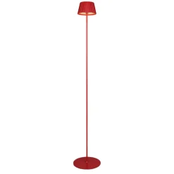 Piantana da esterno senza fili rossa led 3000k
