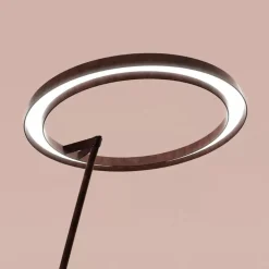 Piantana per esterno linea light lira marrone led ip65
