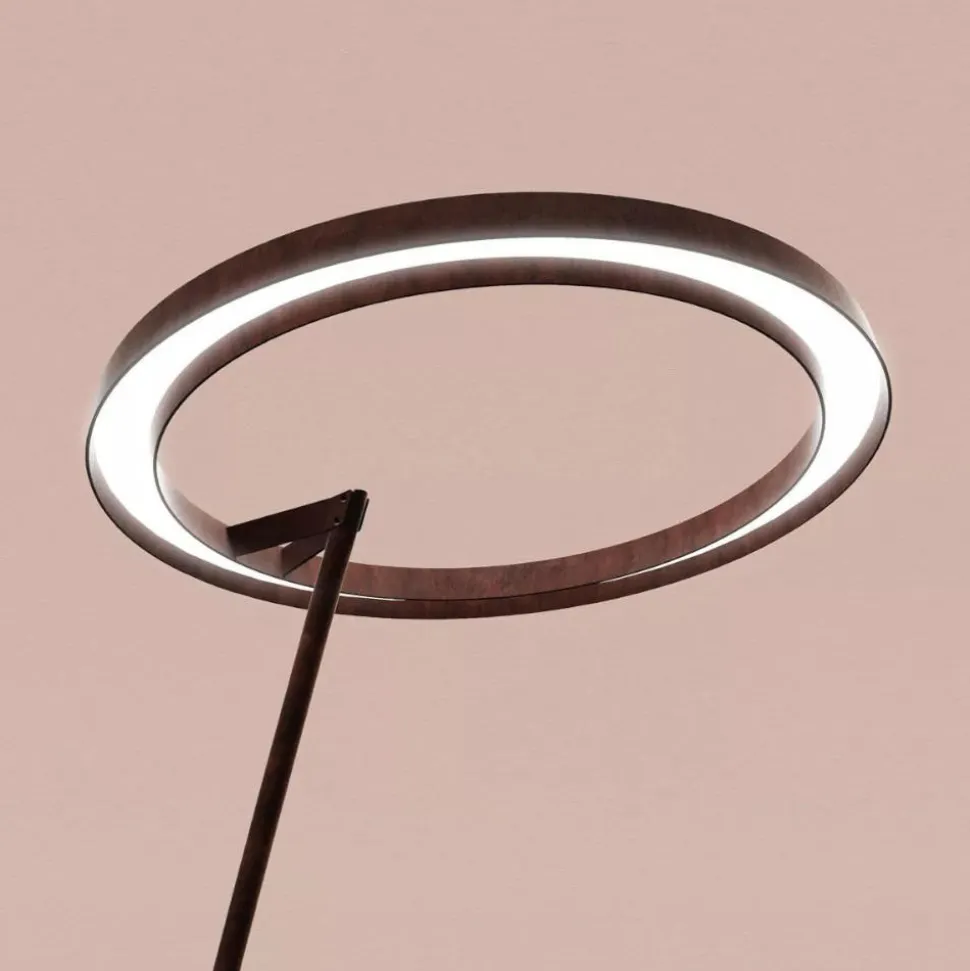 Piantana per esterno linea light lira marrone led ip65
