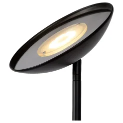 Piantana nera doppia luce da lettura orientabile led 20w 3000k
