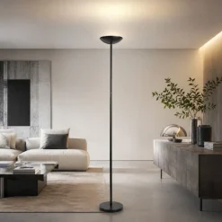 Piantana nera led 20w 3000k dimmerabile orientabile