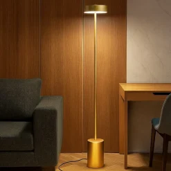 Piantana oro design minimale moderna led 17w 3000k