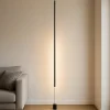 Piantana pendente nera tubolare sospesa attacco a soffitto led 20w 3000k