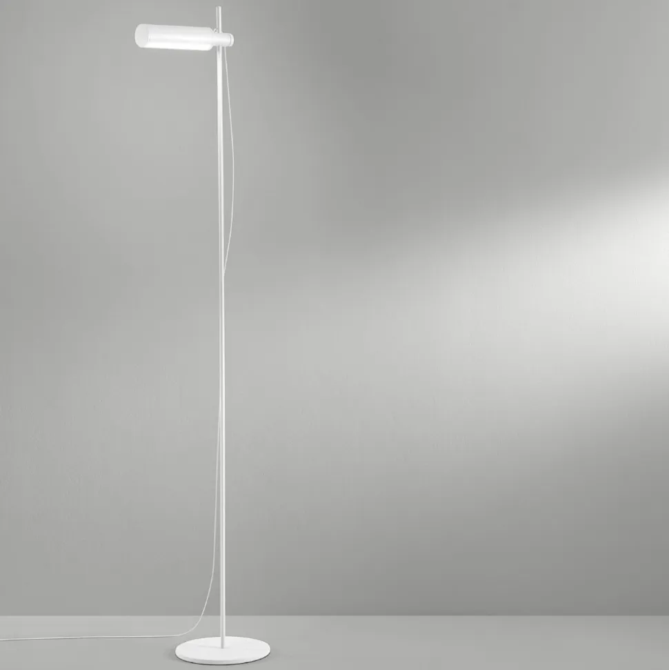Piantana per ufficio bianca parabola luce orientabile ultima perenz led cct