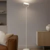 Piantana plato perenz bianca moderna led 3000k dimmerabile