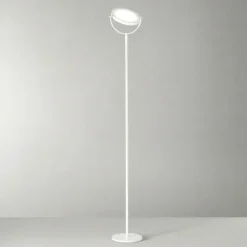Piantana plato perenz bianca moderna led 3000k dimmerabile