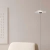 Piantana sospesa dal soffitto bianca design moderna led dimmerabile