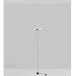 Piantana sospesa dal soffitto bianca design moderna led dimmerabile
