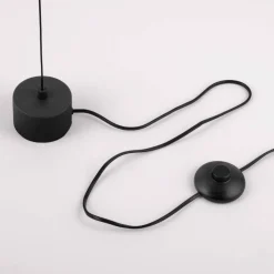 Piantana sospesa dal soffitto bianca design moderna led dimmerabile