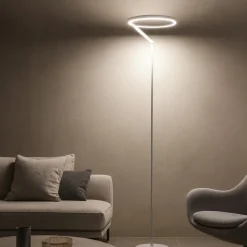 Piantana titanio vivida meridiana moderna led 27w 3000k 4000k