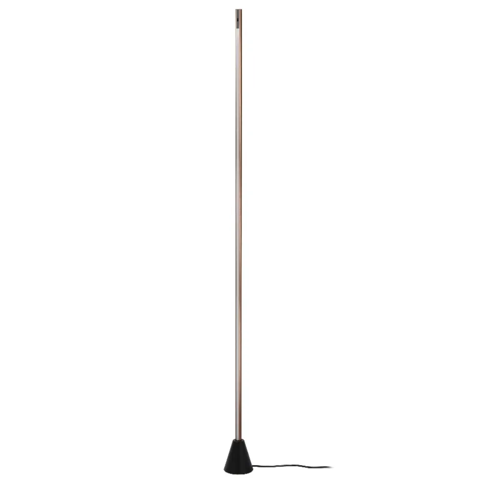 Piantana tubo led 26w 2700k 4000k dimmerabile moderna caffe