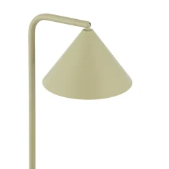 Piantana verde in metallo design minimal da lettura