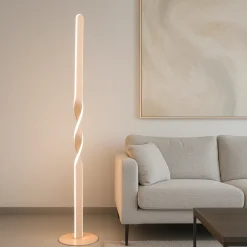 Piantane da terra design moderno sabbia led 3000k
