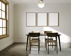 Piccola plafoniera moderna da cucina miloox jotto grigio sfera vetro trasparente