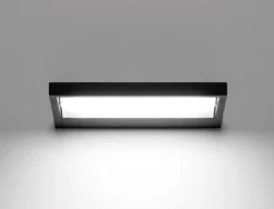 Piccola applique nero led 15w 3000k moderna table stilnovo