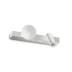 Ping pong ap ideal lux applique comodino camera da letto bianca