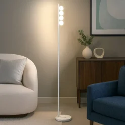 Ping pong pt4 piantana ideal lux bianca led 12w 3000k