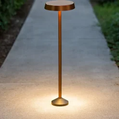 Pistillo linea light lampione da esterno marrone led 3000k ip65