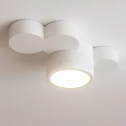 Plafoniera da cucina moderna bianca chio sforzin