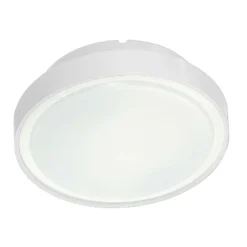 Plafoniera da esterno bianca rotonda ip65