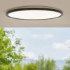 Plafoniera da esterno 50cm rotonda led 45w cct nera ip54
