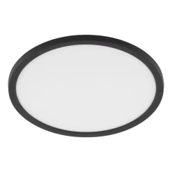 Plafoniera da esterno 50cm rotonda led 45w cct nera ip54