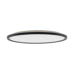 Plafoniera da esterno 50cm rotonda led 45w cct nera ip54