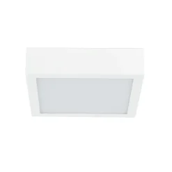 Plafoniera led box sq linea light 17w 3000k quadrata bianca