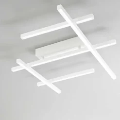 Plafoniera led 50w cct net bianca perenz design moderna