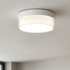 Plafoniera led 15w 3000k crumb linea light tonda bianca