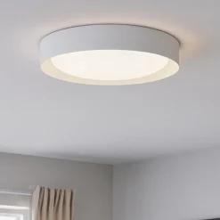 Plafoniera led 12w 3000k rotonda linea light crew 2 bianca