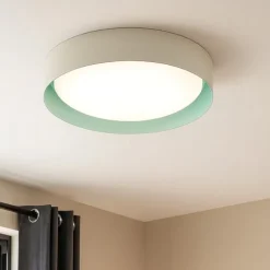 Plafoniera led 22w 3000k sabbia verde crew 2 linea light